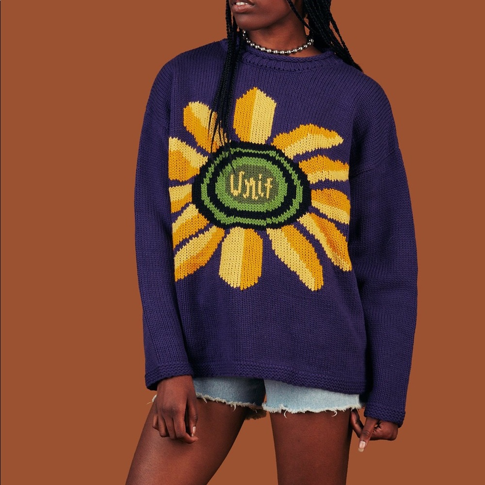 NWT UNIF Petal Sweater
